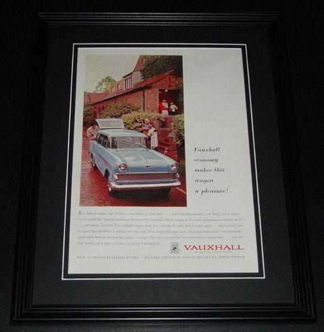 1959 Vauxhall 11x14 Framed ORIGINAL Vintage Advertisement Poster B