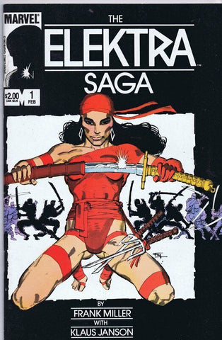 Elektra Saga #1 ORIGINAL Vintage 1984 Marvel Comics GGA