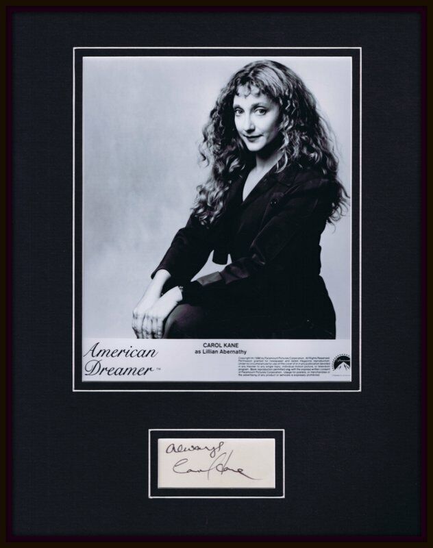 Carol Kane Signed Framed 11x14 Photo Display American Dreamer