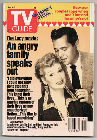 VINTAGE Feb 9 1991 TV Guide Lucille Ball Desi Arnaz I Love Lucy