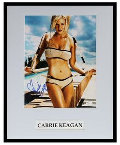 Carrie Keagan Signed Framed 16x20 Photo Display JSA Big Morning Buzz