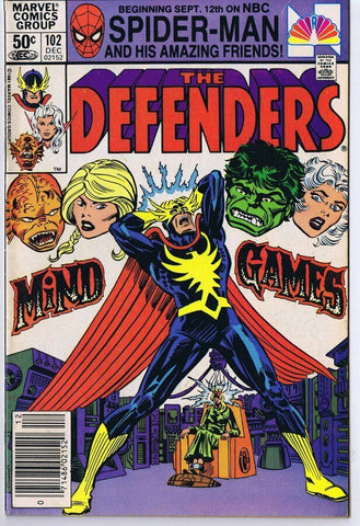 Defenders #102 ORIGINAL Vintage 1981 Marvel Comic Book Nighthawk