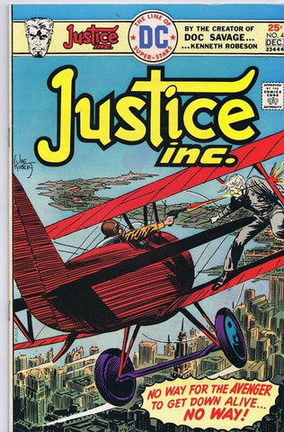 Justice Inc #4 ORIGINAL Vintage 1975 DC Comics Joe Kubert