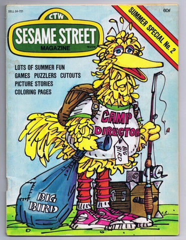 ORIGINAL Vintage 1973 Sesame Street Magazine Summer Special #2 Big Bird