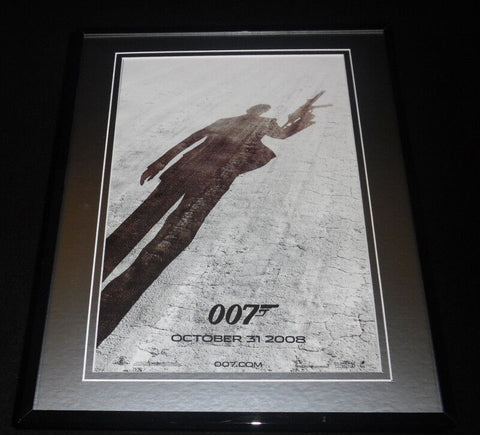 Quantum of Solace James Bond Framed 11x14 Repro Movie Poster Display 