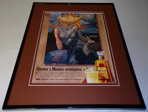 2000 Cuervo Tequila Framed 11x14 ORIGINAL Advertisement