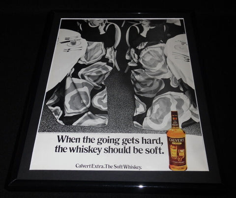 1971 Calvert Extra Whiskey 11x14 Framed ORIGINAL Vintage Advertisement 