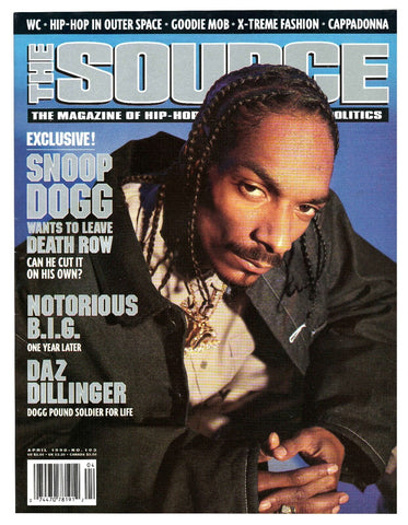 VINTAGE Apr 1998 The Source Magazine #103 Snoop Dogg Notorious BIG