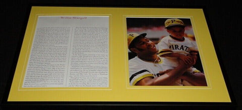 Willie Stargell Pops Pittsburgh Pirates Framed 12x18 Photo Display