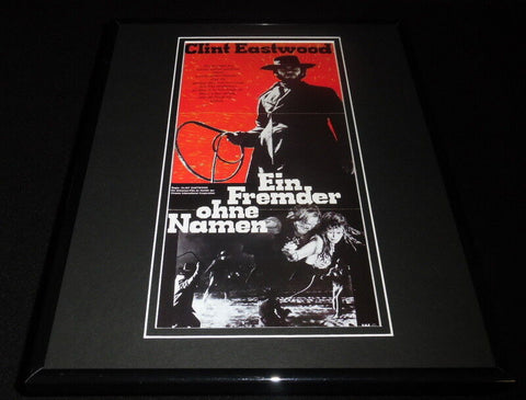 High Plains Drifter German 11x17 Framed Repro Poster Display Clint Eastwood