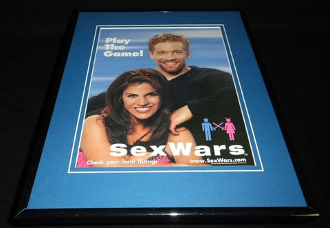 Sex Wars 2000 Framed 11x14 ORIGINAL Advertisement Jennifer Cole JD Roth