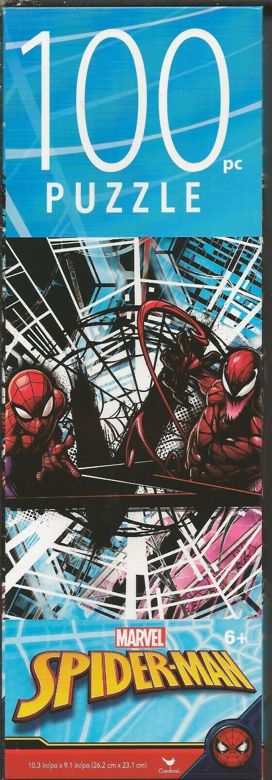 NEW SEALED 2020 Marvel Spiderman + Carnage 100 Piece Puzzle by Cardinal