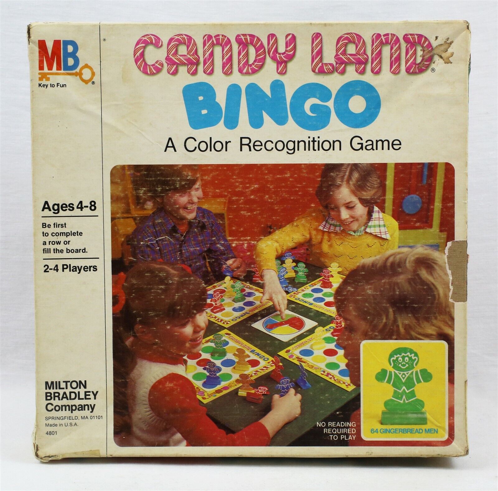 VINTAGE 1978 Milton Bradley Candy Land Bingo Board Game