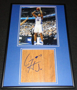 Gerald Henderson Signed Framed 12x18 Floorboard & Photo Display Duke Hornets