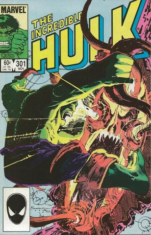 Incredible Hulk #301 ORIGINAL Vintage 1984 Marvel Comics 