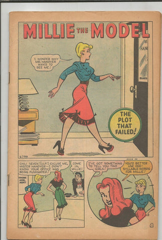 Millie the Model #23 ORIGINAL Vintage 1950 Marvel Comics GGA