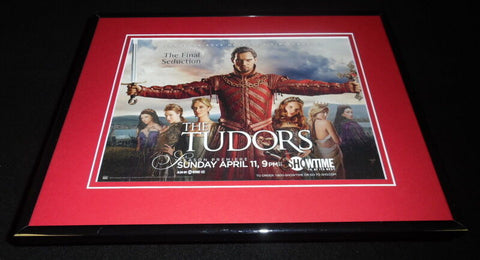 The Tudors 2010 Showtime Framed 11x14 ORIGINAL Advertisement J Rhys Meyers