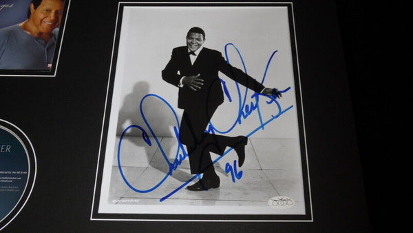 Chubby Checker Signed Framed 16x20 Changes CD & Photo Display JSA