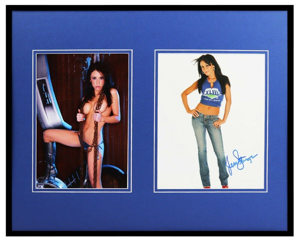 Jenn Sterger Signed Framed 16x20 Photo Set AW Florida State FSU Cowgirl