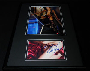 Adrianne Curry Signed Framed 12x18 Stockings Lingerie Photo Set 