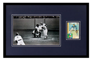 Bucky Dent Signed Framed 11x17 Photo Display Yankees