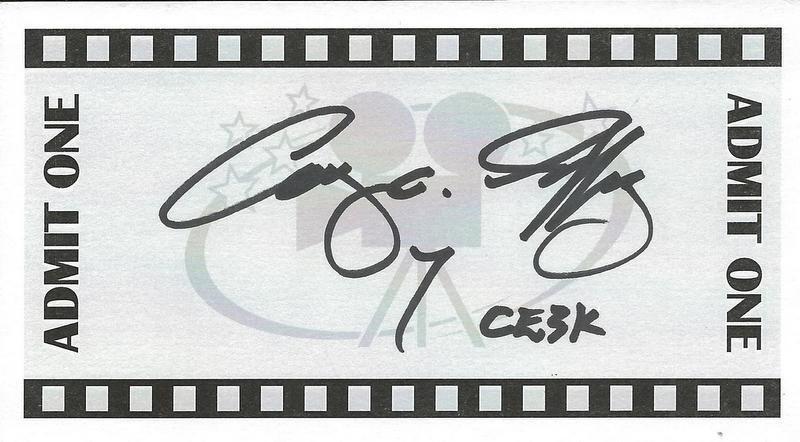 Cary Guffey Signed 3x5.5 Card Close Encounters of the Third Kind CE3K Inscript