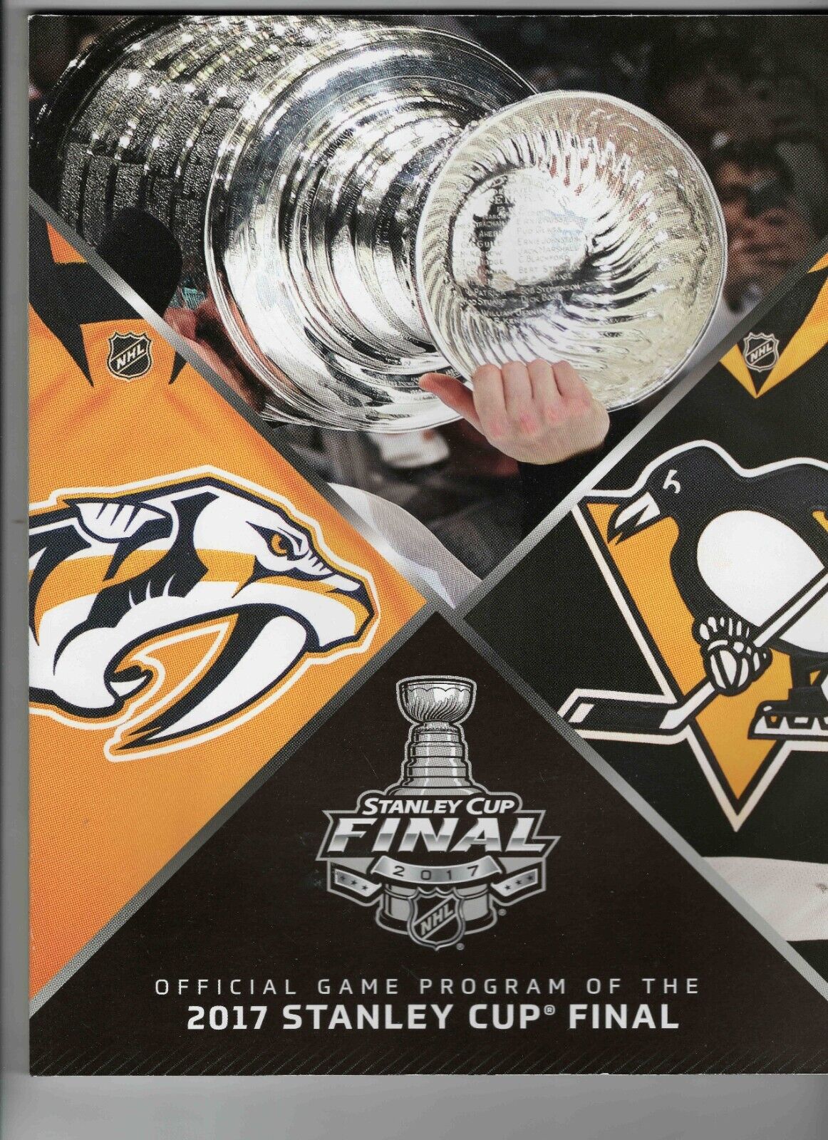 2017 Stanley Cup Program Pittsburgh Penguins Nashville Predators