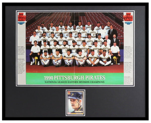 Jim Leyland Signed Framed 16x20 Photo Display 1991 Pittsburgh Pirates