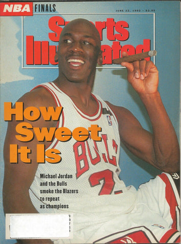 ORIGINAL Vintage June 22 1992 Michael Jordan Sports Illustrated 2nd Title Bulls