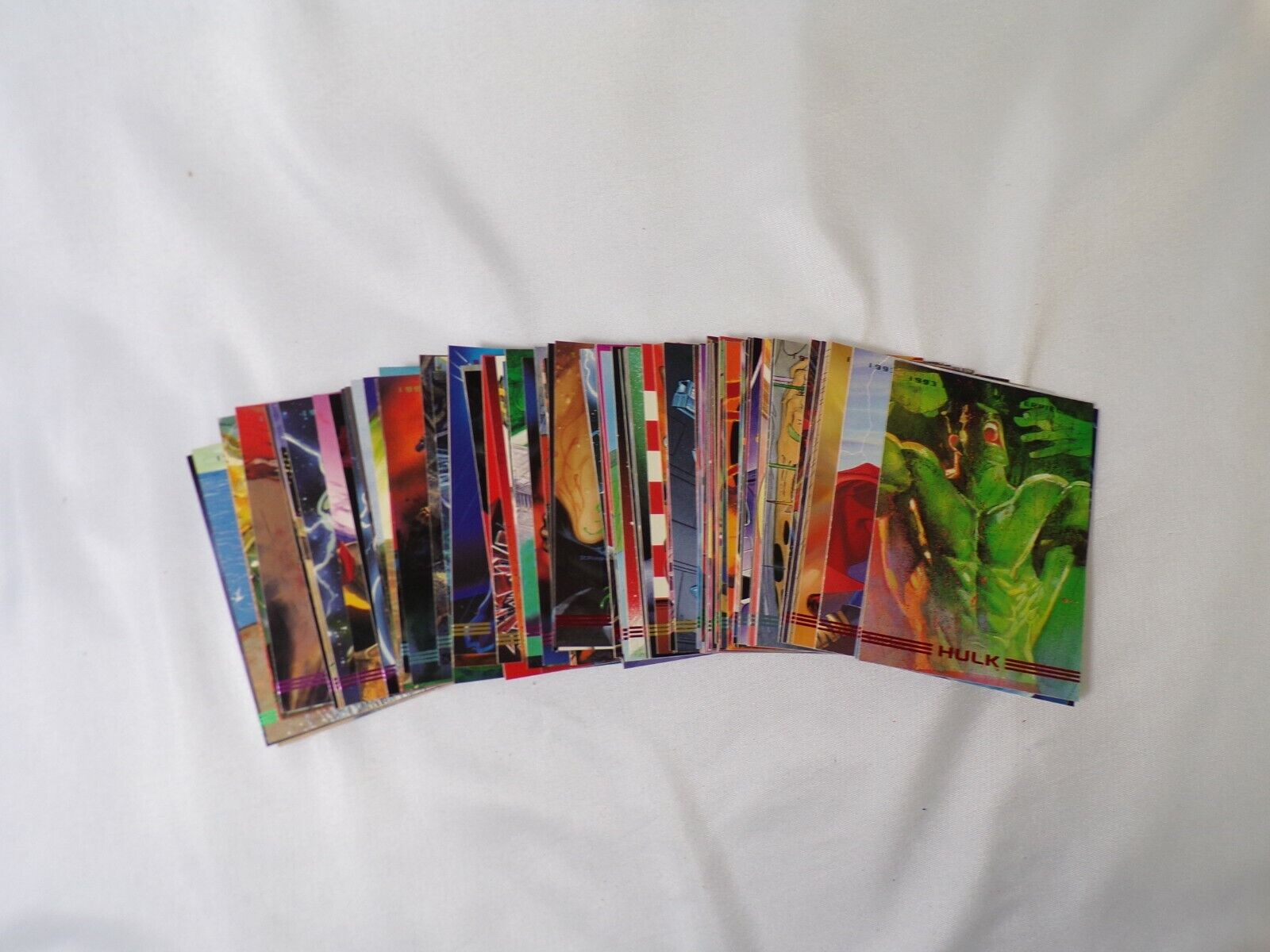 COMPLETE Vintage 1993 Skybox Marvel Masterpieces Complete Set 1-90