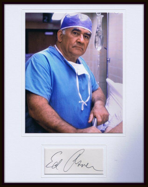 Ed Asner Signed Framed 11x14 Photo Display JSA