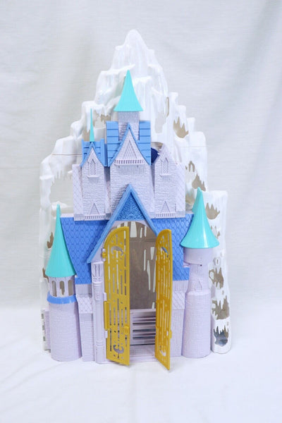 VINTAGE 2013 Disney Frozen Elsa Ice Palace Castle Playset HUGE! 