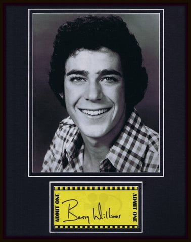 Barry Williams Signed Framed 11x14 Photo Display Brady Bunch