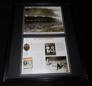 Murderer's Row 1927 New York Yankees World Series Framed 16x20 Photo Display