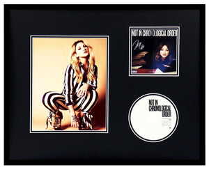 Julia Michaels Signed Framed 16x20 Not in Chronological Order CD & Photo Display