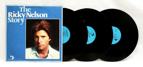 VINTAGE The Ricky Nelson Story 3x LP Vinyl Record Album 