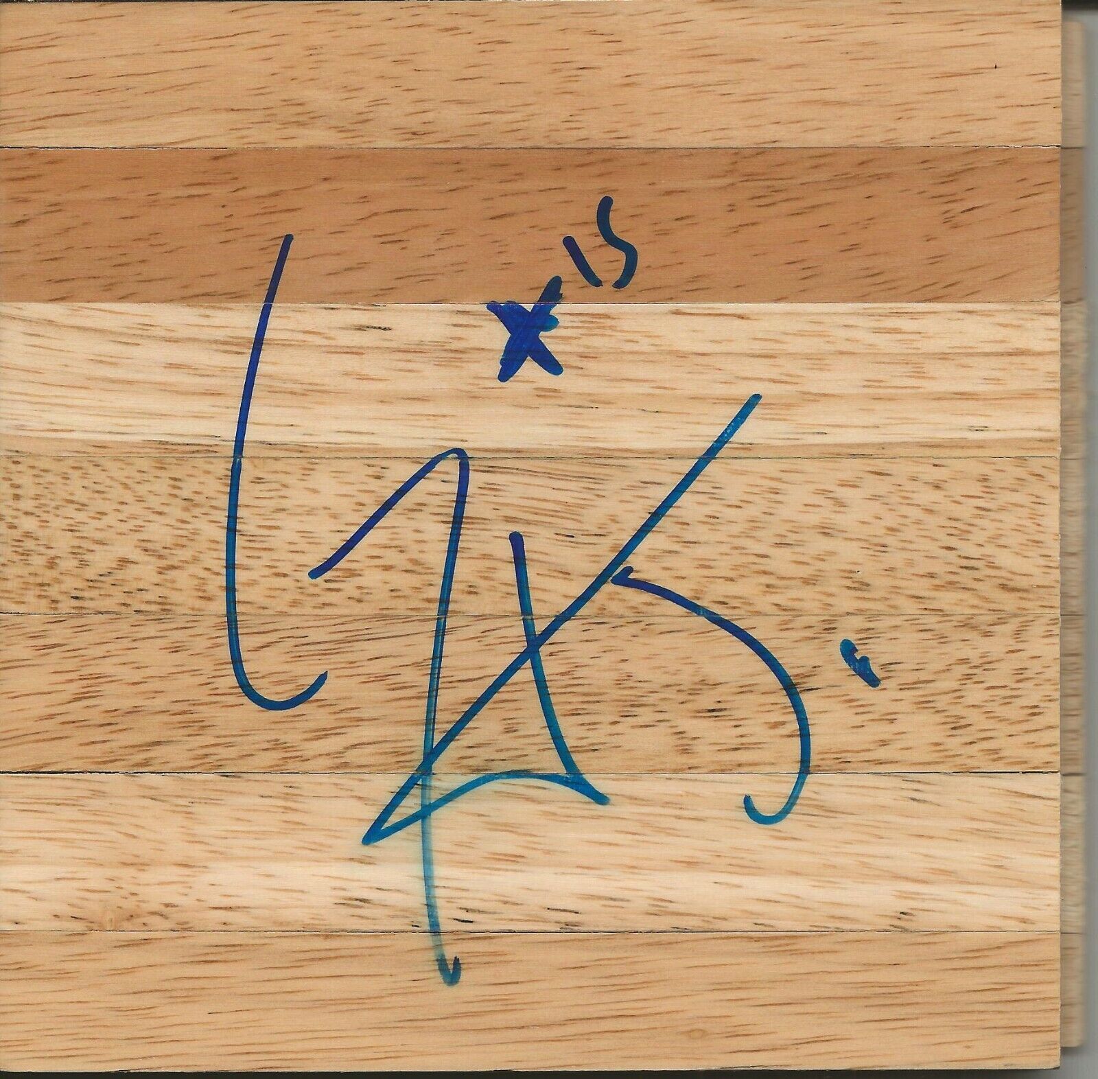 Gerald Henderson Jr Signed 6x6 Floorboard Duke Hornets 76ers