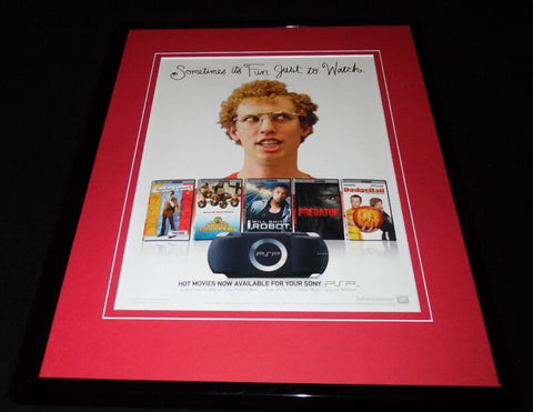 Napoleon Dynamite / Super Troopers 2005 Framed 11x14 ORIGINAL Advertisement