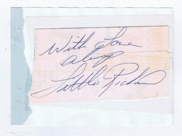 Little Richard Signed Vintage Album Page JSA LOA With Love Always Inscription