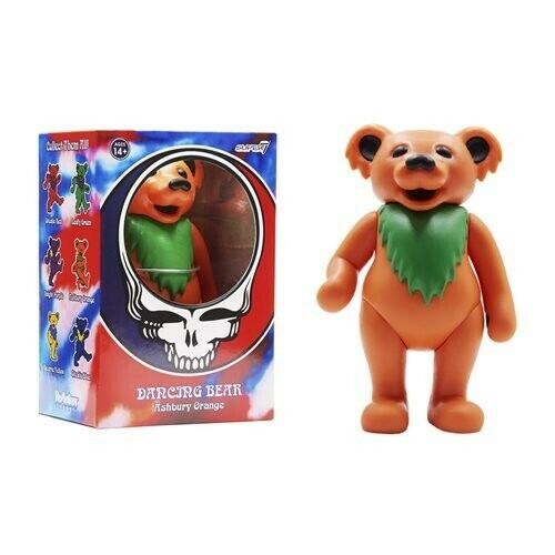 NEW SEALED 2022 Super7 Grateful Dead Dancing Bear Figure Complete Set of 6