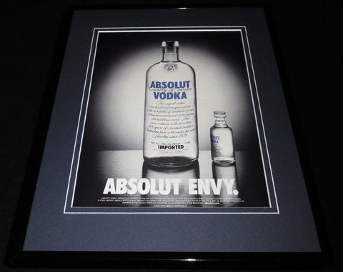 2003 Absolut Envy Vodka Framed 11x14 ORIGINAL Advertisement