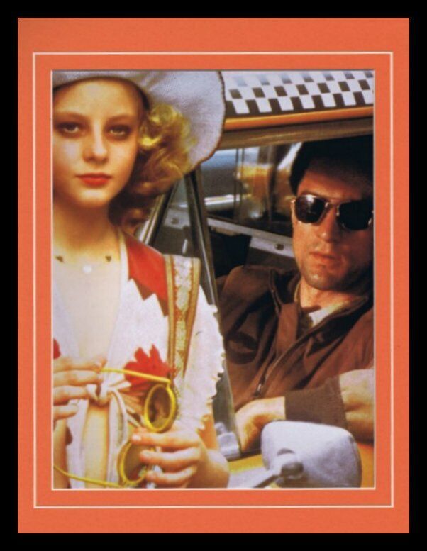 Taxi Driver Robert De Niro Jodie Foster Framed 11x14 Photo Display  