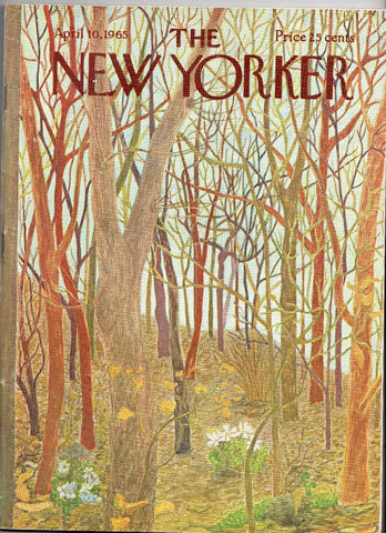 VINTAGE Apr 10 1965 New Yorker Magazine