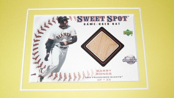 Barry Bonds Framed 11x14 Game Used Bat & Photo Display Pirates