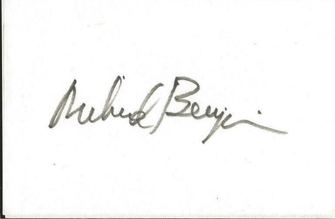 Richard Benjamin Signed 4x6 Vintage Index Card Westworld Quark