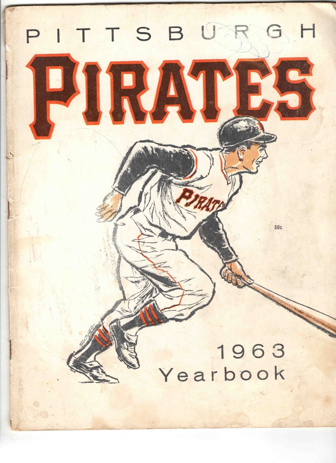 VINTAGE 1963 Pittsburgh Pirates Yearbook Roberto Clemente Willie Stargell