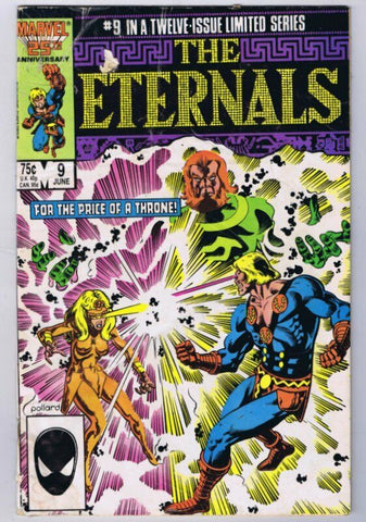 Eternals #9 ORIGINAL Vintage 1986 Marvel Comics  