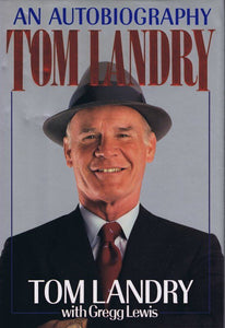 Tom Landry An Autobiography 1990 Harcover Book Cowboys