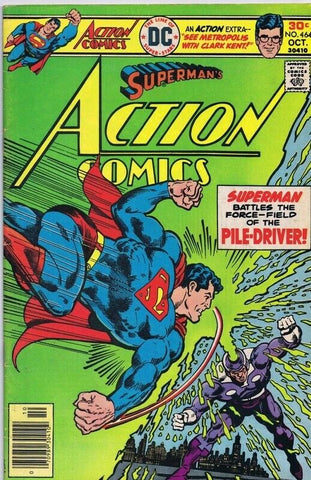 Action Comics #464 ORIGINAL Vintage 1976 DC Comics Superman