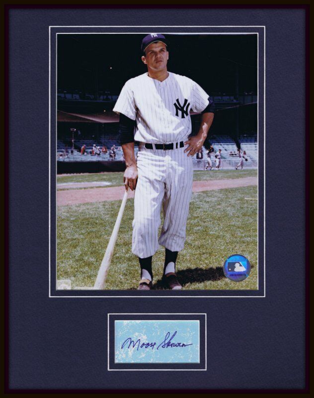 Moose Skowron Signed Framed 11x14 Photo Display JSA Yankees